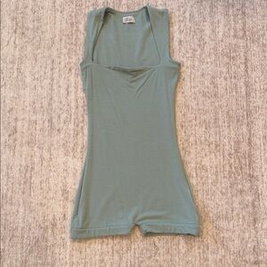 Oh Polly Light Blue Romper